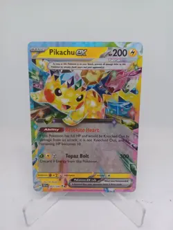 Pokemon TCG Surging Sparks Pikachu ex 057/191 Double Rare Card - Image 1