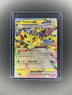 Pokemon Pikachu TCG Surging Sparks EX Double Rare Holo Card 057/191 - Image 1