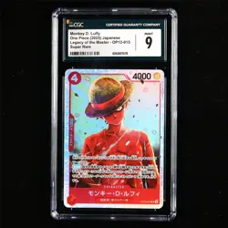 CGC MINT 9 2025 ONE PIECE JPN. TCG Card OP12-015 Monkey D. Luffy - Image 2