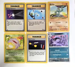 Pokemon Printer Hickey Error Misprint 6 Card Lot WOTC Shadowless - Image 1