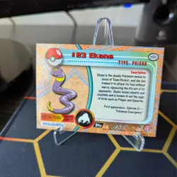 Topps Pokemon Card Ekans #23 Non Holo Black Logo LP - Image 2