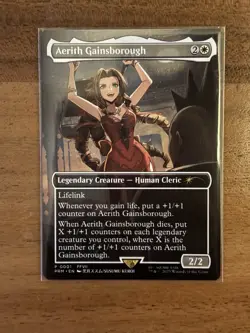 Aerith Gainsborough MTG Final Fantasy Regional Championship Promo Card NM - Image 1