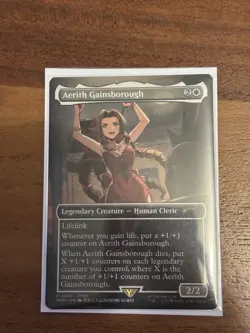 Aerith Gainsborough MTG Final Fantasy Regional Championship Promo Card NM - Image 2