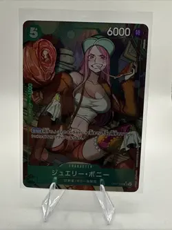 One Piece card OP07-026 Jewelry Bonney SR Parallel Japanese - Image 1