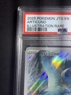Pokemon TCG Articuno IR 161/159 Journey Together English Card, PSA 8 - Image 3