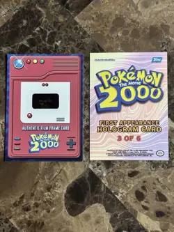 Topps Pokemon The Movie 2000 First Appearance / Lugia 35mm Film Card Damaged - Image 1