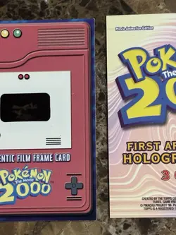 Topps Pokemon The Movie 2000 First Appearance / Lugia 35mm Film Card Damaged - Image 3