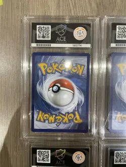 Pokemon Celebrations Pikachu V-Union Sequential ACE Graded Cards Set of 4 - Image 4