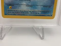 1999 POKEMON FOSSIL Trading Card HORSEA #49/62 1ST EDITION graded slab PSA 8 - Image 5