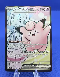 Lillie's Clefairy ex 173/159 Full Art Journey Together Pokemon Card NM - Image 1