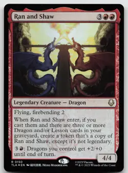 Ran and Shaw R Foil Avatar: The Last Airbender 150 NM - Image 1