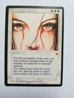 Magic The Gathering - Blood of the Martyr - The Dark - Lightly Played - Image 1
