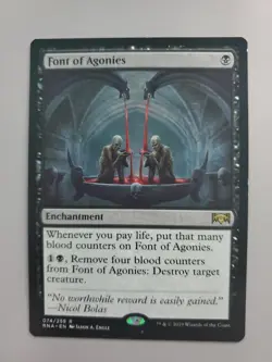 MTG Font of Agonies Ravnica Allegiance Regular Rare - Image 1