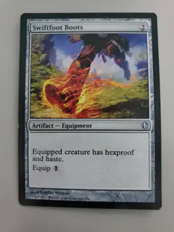 MTG Swiftfoot Boots Commander 2013 Regular Uncommon - Image 1
