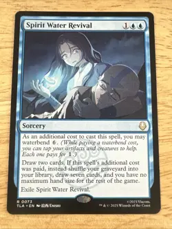SPIRIT WATER REVIVAL x1 mtg NM-M The Last Airbender 1 Rare - Image 1