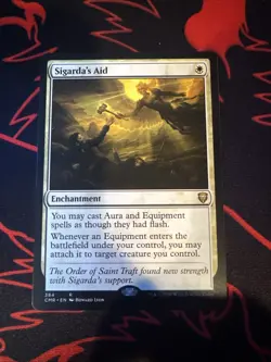 Magic The Gathering (MTG) - Sigarda’s Aid - Commander Legends - CMR EN - Image 1