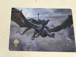 mtg gold planeswalker Lord of the Nazgul, Lord of the Rings Art Series 64/81 - Image 1