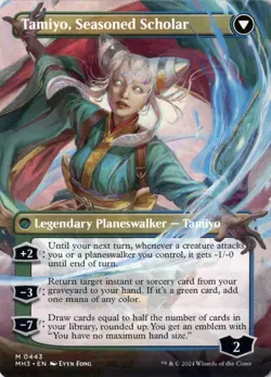 MTG Tamiyo, Inquisitive Student (Borderless) Modern Horizons 3 NM - Image 2