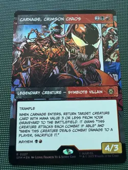 Carnage, Crimson Chaos (Borderless) Marvel's Spider-Man Foil - Image 1