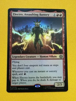 Electro, Assaulting Battery Marvel's Spider-Man Foil - Image 1