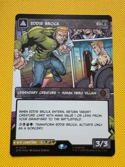 Eddie Brock (0224) (Borderless) Marvel's Spider-Man Foil - Image 1