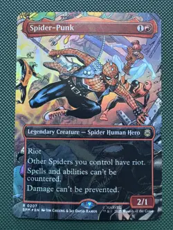 Spider-Punk (0207) (Borderless) Marvel's Spider-Man Foil - Image 1
