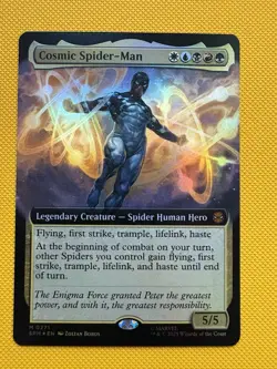 Cosmic Spider-Man (Extended Art) Marvel's Spider-Man Foil - Image 1