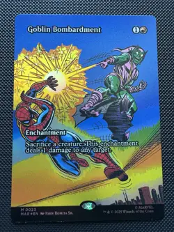 Goblin Bombardment (Borderless) Marvel Universe Eternal-Legal Foil - Image 1