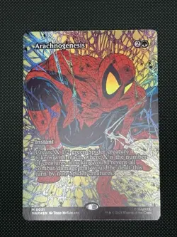 Arachnogenesis (Borderless) Marvel Universe Eternal-Legal Foil - Image 1