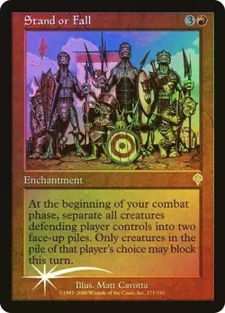 Invasion MTG FOIL Stand or Fall Magic - Image 1