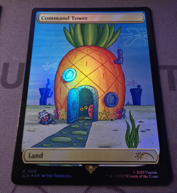 SpongeBob Squarepants Command Tower Pineapple Secret Lair Foil Magic MTG - Image 1
