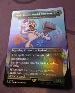 1x Sandy Cheeks, Martial Astronaut, Foil, Spongebob Secret Lair Drop, MTG NM - Image 1