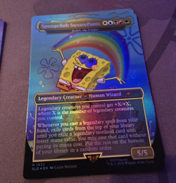 Jodah the Unifier IN HAND ? FOIL ? MTG Secret Lair SpongeBob SquarePants - Image 1