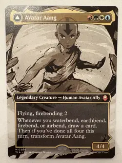 Avatar Aang (Borderless) M Avatar: The Last Airbender 308 NM Foil - Image 1
