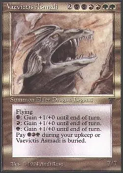 [1x] Vaevictis Asmadi Played, English Legends MTG Magic - Image 1