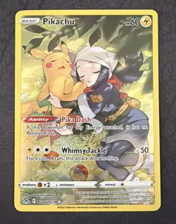 Pokemon TCG Pikachu TG05/TG30 Holo Rare Lost Origin Trainer Gallery - 1 - Image 1