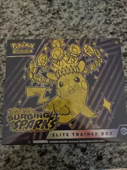 Pokemon TCG Scarlet & Violet Surging Sparks Elite Trainer Box ETB FACTORY SEALED - Image 1