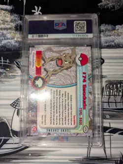 Geodude Pokemon Topps Series 1 Chrome Tekno PSA 9 RARE NEW CERT - Image 3