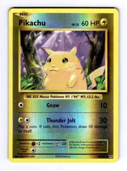 Pikachu XY - Evolutions #35 (2016) Common Reverse Holo NM Pokemon - Image 1