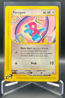 Pokemon TCG Aquapolis PORYGON Regular, Common - 103b/147 - Image 1