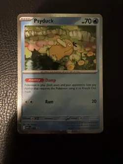 Pokemon TCG Psyduck MEP 007 Mega Evolution Pokemon Blister Promo - Image 1