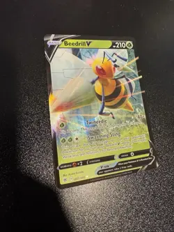 Beedrill V 001/189 Astral Radiance Ultra Rare Holo Pokemon TCG NM - Image 2