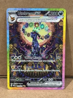 2025 Pokemon Prismatic Evolutions Umbreon ex SIR #161/131 - Image 1