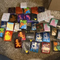 Lot Of Pokemon Sleeves 40 Packs From Various ETBs - Image 3