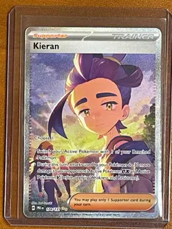 Prismatic Evolutions Kieran 174/131 Holo Special Illust. Rare Pokemon TCG - Image 1
