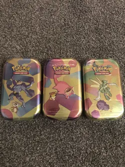 Pokemon TCG Scarlet Violet 151 Mini Tin New and Sealed 3 tins in total 99p start - Image 1