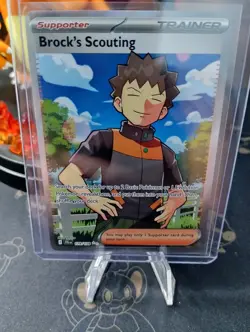Pokemon Supporter Brock's Scouting 179/159 Journey Together NM - Image 1