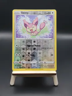 Skitty - 141/189 - Reverse Holo - Pokemon Sword & Shield: Darkness Ablaze - Image 1