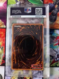 PSA 9 Yugioh Blue-Eyes Shining Dragon MOV-EN001 Super Rare 2004 - Image 2