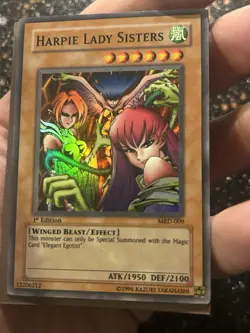Yugioh Harpie Lady Sisters MRD 1st Edition Nm/VLP - Image 2